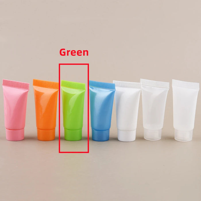 5ml Color Facial Cleanser Hand Cream Lotion Cosmetics Subpackage Hose Small Sample Bottle Portable