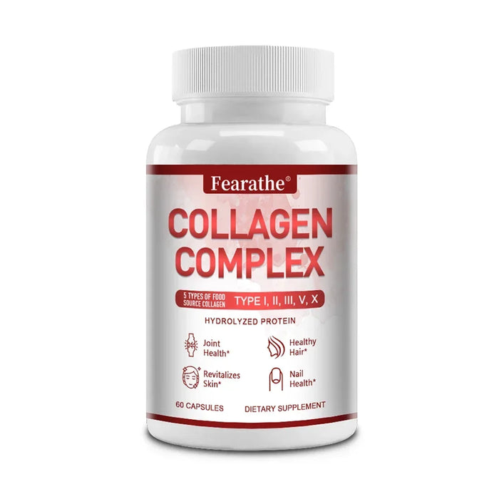 Multiple Collagen - Supports Skin, Hair, Nails and Joints Health, Support Cell Health, Anti-aging, Antioxidant, Women & Men