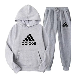 2025 Autumn-Winter Warmth-Enhanced Comfortable Leisure Fitness Sports Set: Two-piece set including hooded sports shirt and joggi