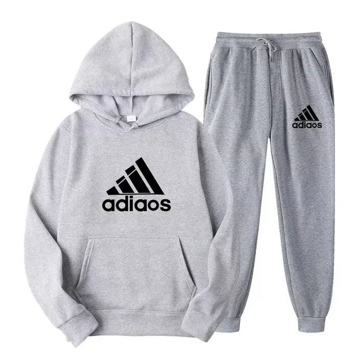 2025 Autumn-Winter Warmth-Enhanced Comfortable Leisure Fitness Sports Set: Two-piece set including hooded sports shirt and joggi
