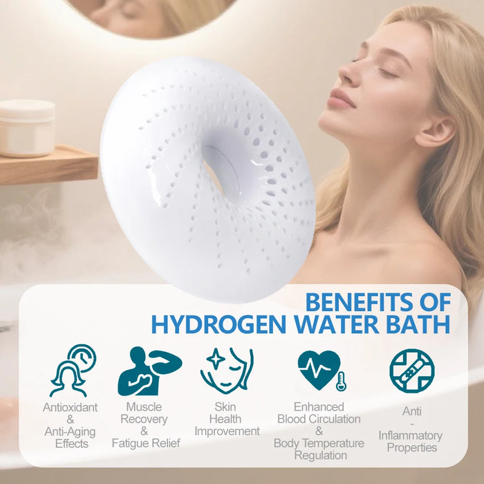 Unosuich Hydrogen Bath Bombs H2 Bathing Kit Molecule Hydrogen Bath Tablet Soak Hydrogen Bath Generator Machine Hydrogen Bath Spa