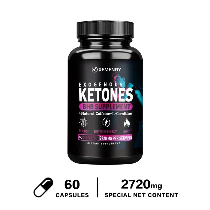 Keto BHB Exogenous Ketone - Supports Healthy Eating, Weight Management Supplement, Boosts Metabolism