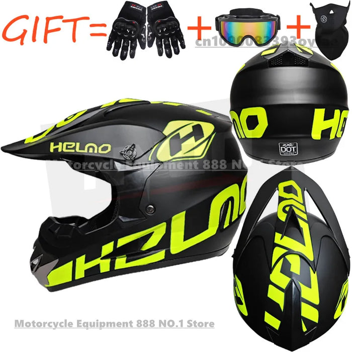 bicycle MTB motocross racing helmet motocross downhill bike helmet off-road mountain full face Helmet capacete motocross casco