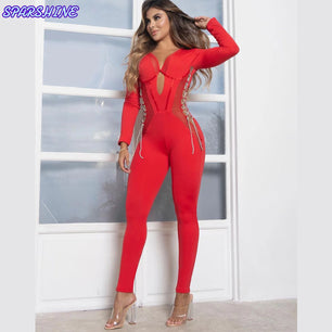 Ladies Sexy Backless Tight Jumpsuits Women Long Sleeve Outwear Clothes Slimming Sportswear 2025 Stylish Hip-Lifting Bodysuits