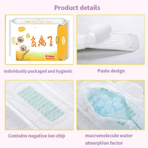 4Packs Women Sanitary Towel Daily Use Panty Liners Ladies Menstrual Pads Anion Sanitary Pads Cotton Negative ion Pads,Mixed Size