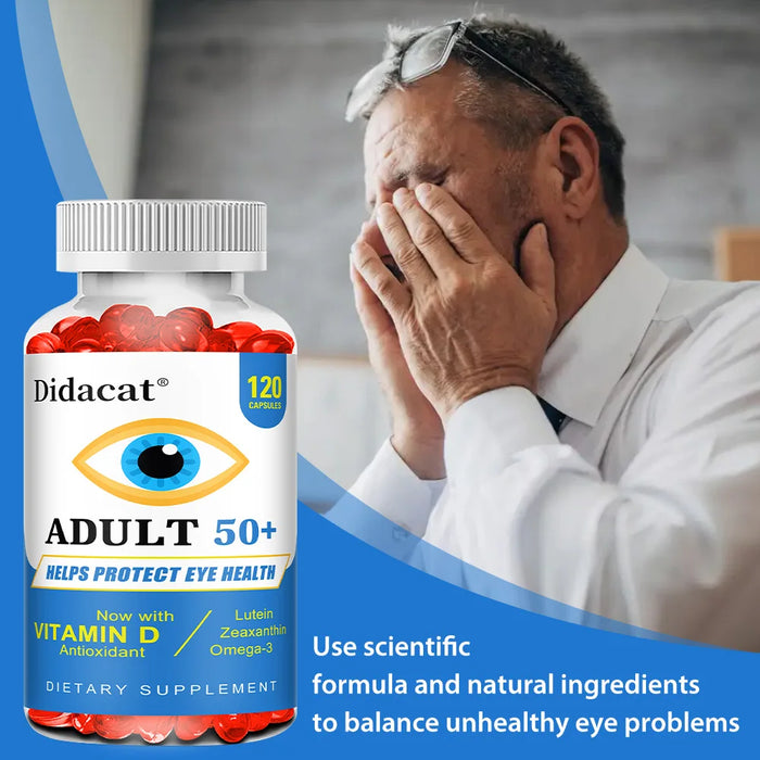 Lutein and Zeaxanthin Eye Vitamin Supplement, Containing Vitamins C, E, and Zinc To Support Vision, for Adults & Seniors