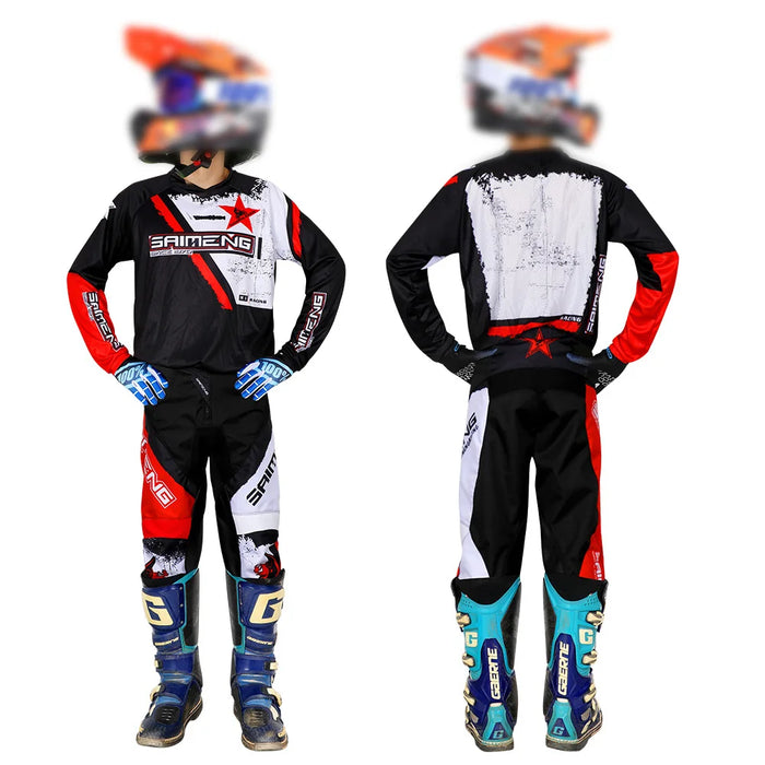motocross gear set for kids Dirt Bike racing suit boy girl Downhill Jersey Pant Kits Youth children Motorcycle Off-road MX ATV