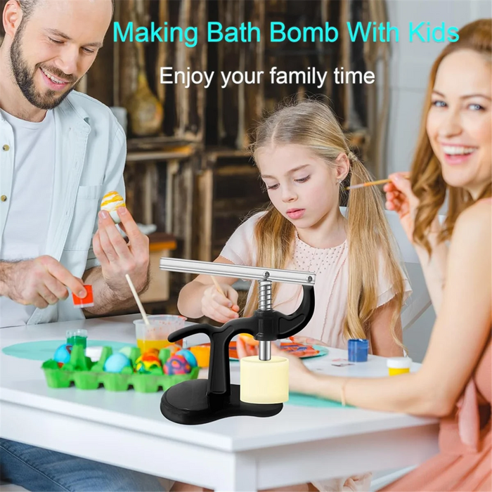 Bath Bomb Mold Kit with A Set of Molds Shower Steamers Press,Shower Bomb Tools Mold & Bath Bombs Press for DIY Making