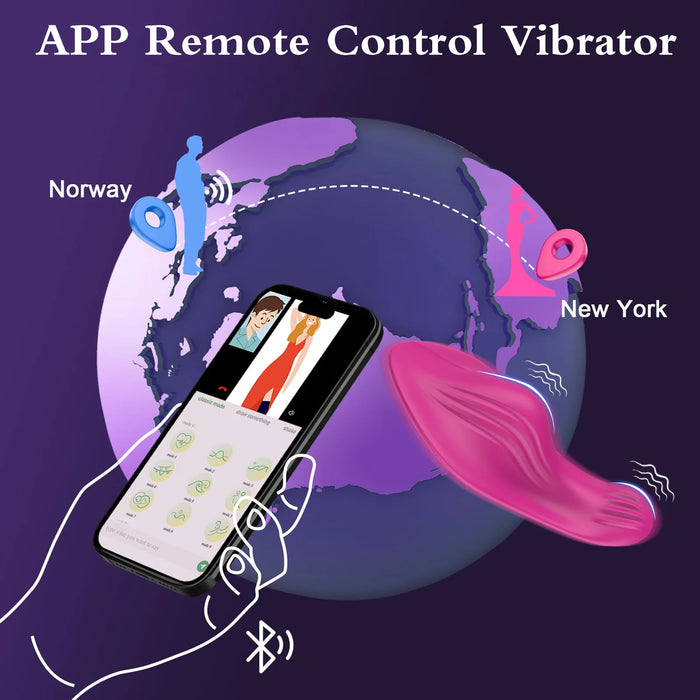 Wearable Bluetooth APP Vibrator for Women Wireless Remote Control Vibrating Egg Clitoris Stimulator Female Sex Toys for Couples