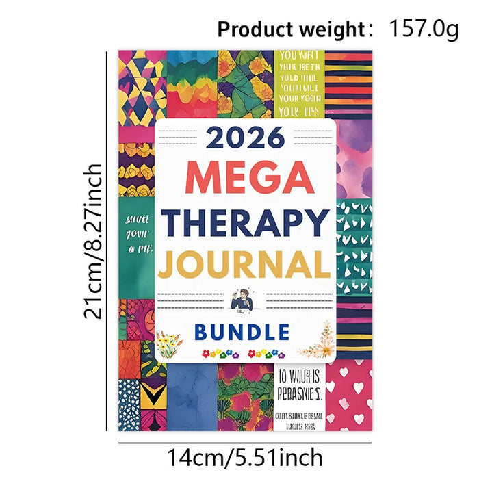 2026 Mental Health Journal Weekly Therapy Notebook for Self Reflection Mood Tracking Diary Self Care Mindfulness Planner