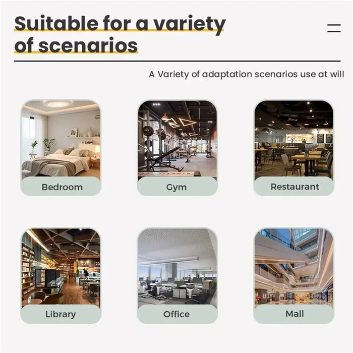 Aroma Diffuser 1000m³ Electric Scent Machine Smell Perfume Essential Oils Air Freshener 500ML Capacity Waterless Diffuser