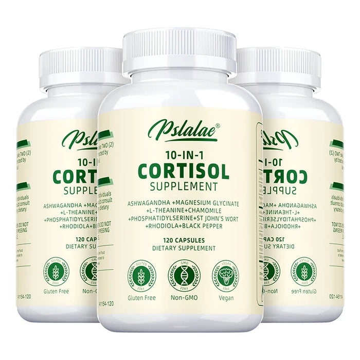 Cortisol Supplements - Improve Mood, Concentration and Relaxation, Relieve Anxiety and Promote Brain Nerve Health