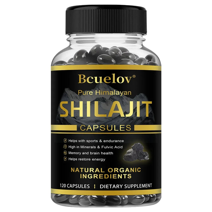 Pure Himalayan Shilajit Supplement with Minerals and Fulvic Acid To Support Performance, Endurance, Memory, and Brain Health