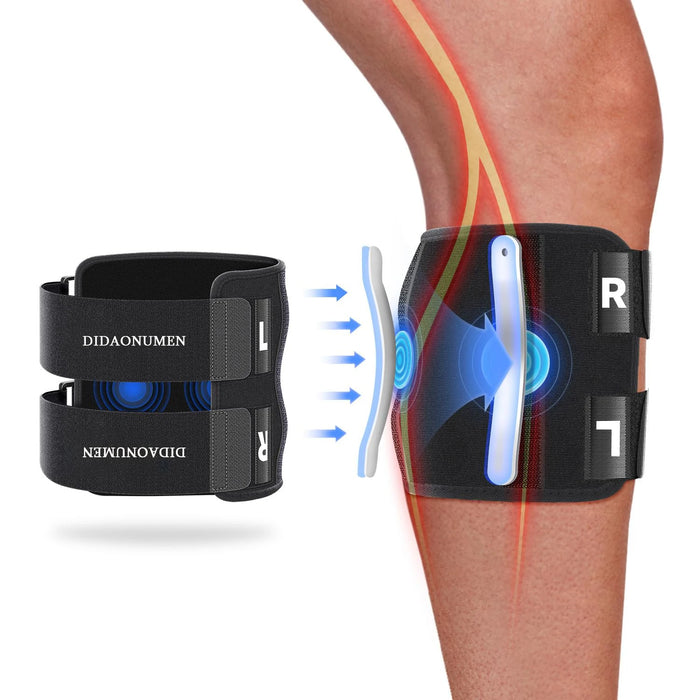 Fit Sciatica/Patella Pain Relief Devices:  – Sciatic Nerve Brace with Dual Pressure Pads Targeted Compression for maximum Relief