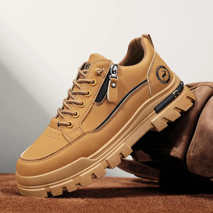 2025 Autumn New Style Versatile Sports Platform Shoes, Korean Version Fashionable Casual Men's Shoes