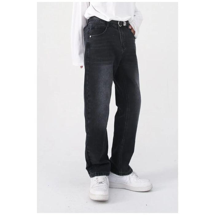 2026 Women's Fashion Basic Jeans Trendy Casual Straight-Leg Vintage Cropped Jeans Commute Shopping Vacation Wear