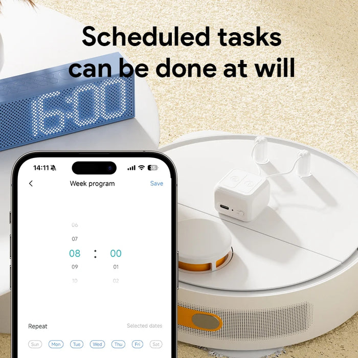 Tuya New Finger Robot Touchscreen Version Touch Button Switch Smart Life App For Remote Control and Automation of Smart Homes