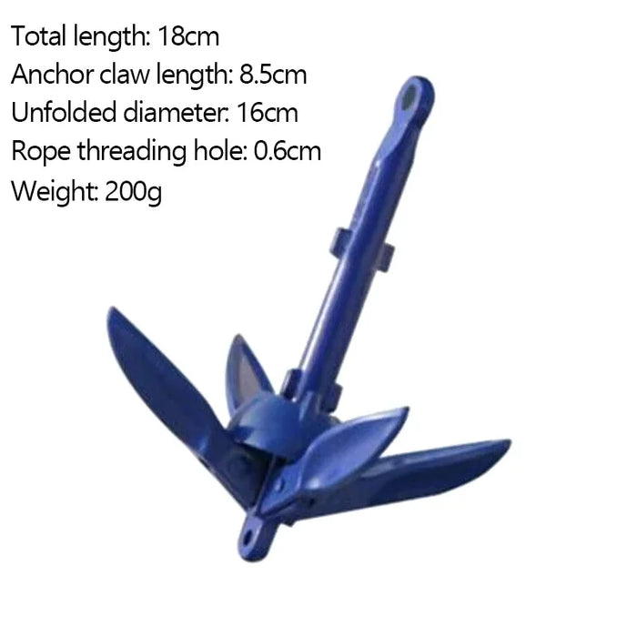 Folding Anchor Fishing Accessories for Kayak Canoe Boat Marine Sailboat Watercraft Fishing Accessories Folding Anchor