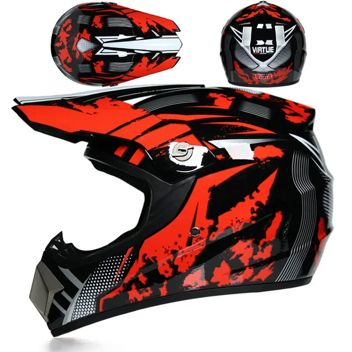 Motorcycle Helmets Racing Off-road Helmet Men Moto Bike Downhill AM DH Cross Para Moto Safety Children Man Motocross Helmet DOT