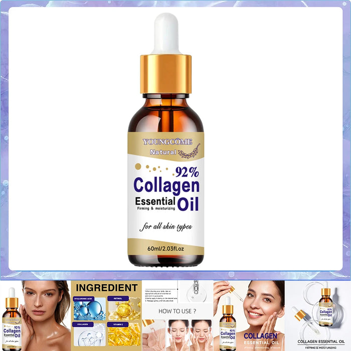Collagen Peptide - Anti Aging Collagen Serum for Face, Skin Brightening, Reduces Fine Lines & Wrinkles, Heals and Repairs Skin