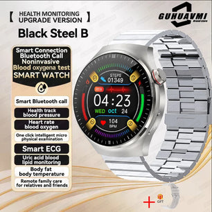 New health monitoring Smart Watch physical examination Health Wacth Blood pressure ECG+PPG Sport Call Smartwatch For Android iOS