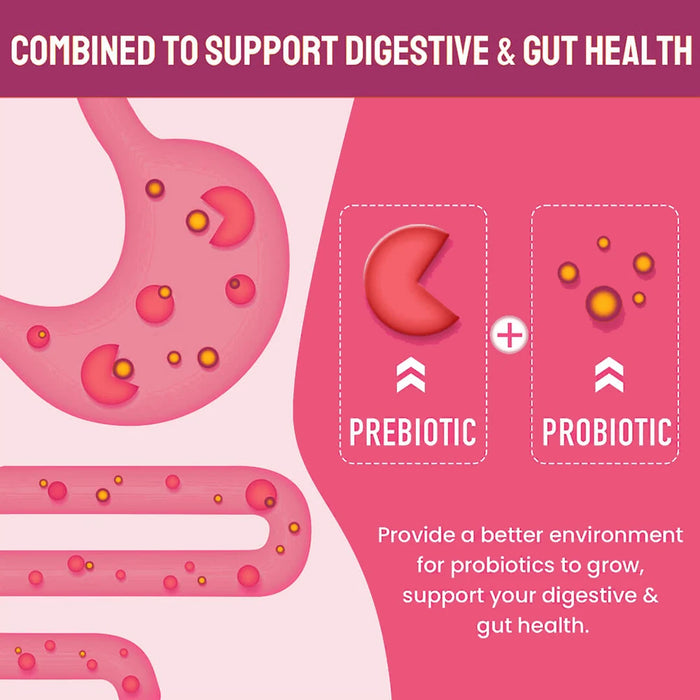 Women's Probiotic Gummies for Immune, Vaginal, Digestive & Gut Health - Supports Occasional Constipation, Bloating, Odor Control