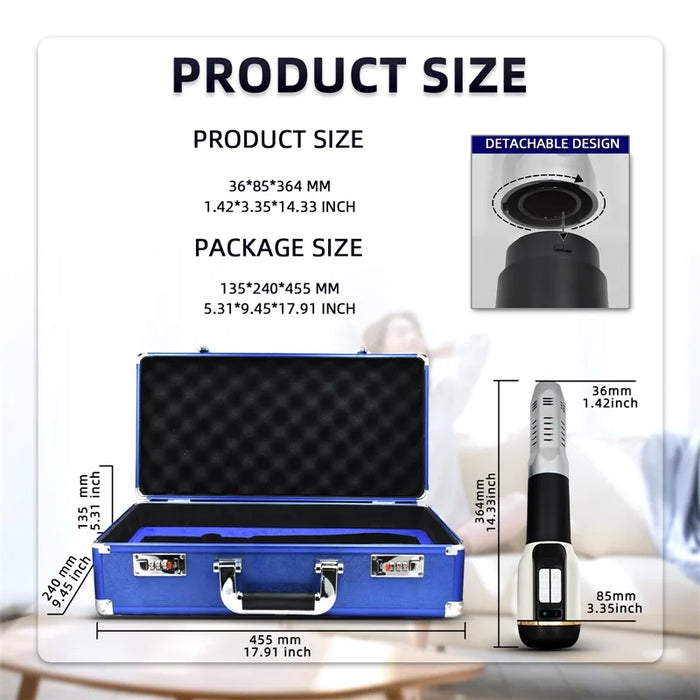 Upgraded Terahertz Light Wave Physiotherapy Devices Iteracare Advanced HealthTech Heating Healing Therapy Blows Machine For Pain