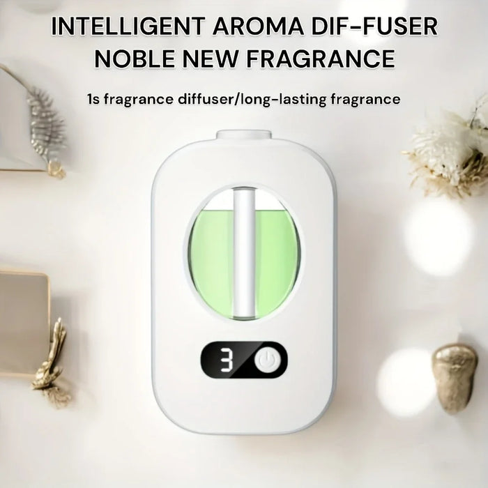 Rechargeable Timer-Controlled Aromatherapy Diffuser Multi-Fragrance Essential Oil Combo Air Freshener Odour Eliminator