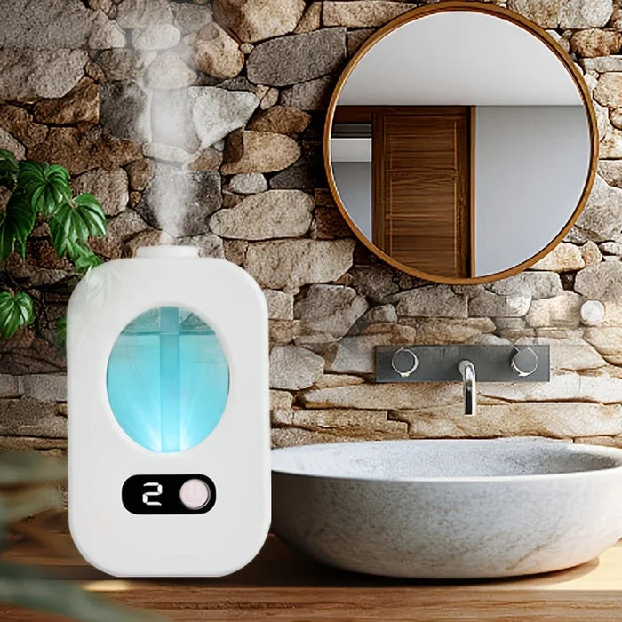 Rechargeable Timer-Controlled Aromatherapy Diffuser Multi-Fragrance Essential Oil Combo Air Freshener Odour Eliminator