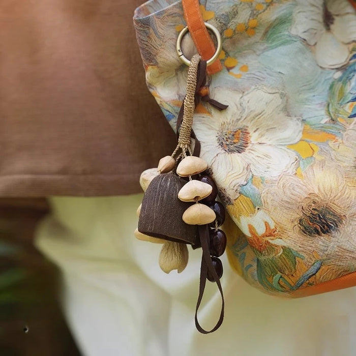 Mindfulness Wind Chimes Diapason Meditation Wind Chime Yoga Relaxation Nut Shell Bells Sound Healing Musical Instrument Bell