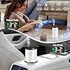 Aromatherapy Diffuser for Home with Battery Indicator, Portable Scent Air Machine 1/2/3&Continuous Mist Timer Function-White