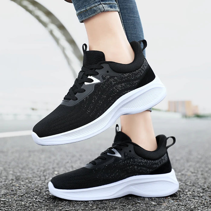 Womens Running Shoes Athletic Outdoor Gym Training Sneakers Walking Tennis Shoes Breathable Sport Fashion Sneakers for Ladies