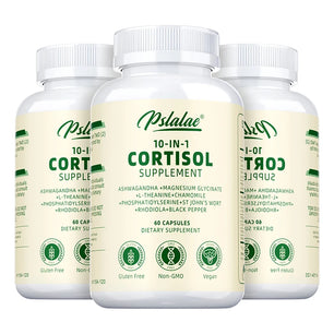 Cortisol Supplements - Improve Mood, Concentration and Relaxation, Relieve Anxiety and Promote Brain Nerve Health