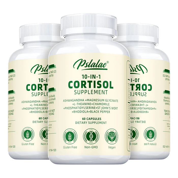 Cortisol Supplements - Improve Mood, Concentration and Relaxation, Relieve Anxiety and Promote Brain Nerve Health