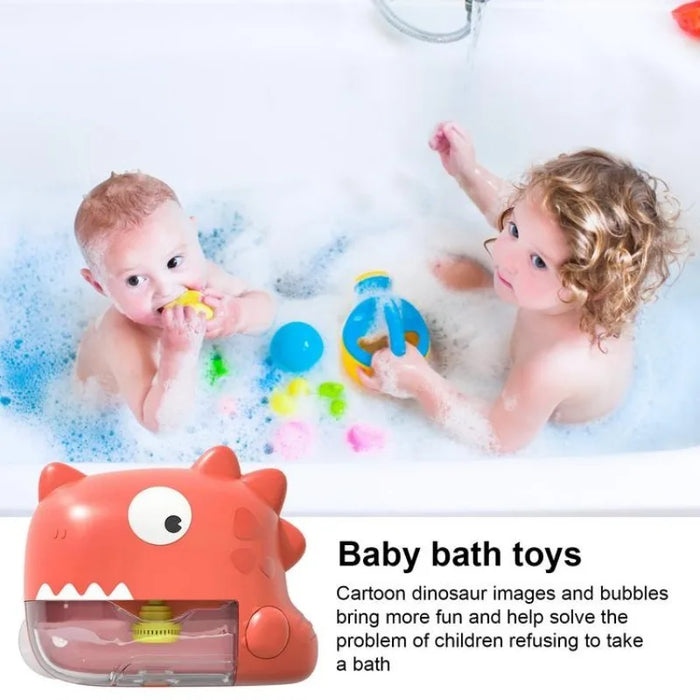 Automatic Bubble Bath Machine - Cartoon Bathtub Bubble Toys for Kids, Suitable for Ages 3-5, Fun Bath Time Gift