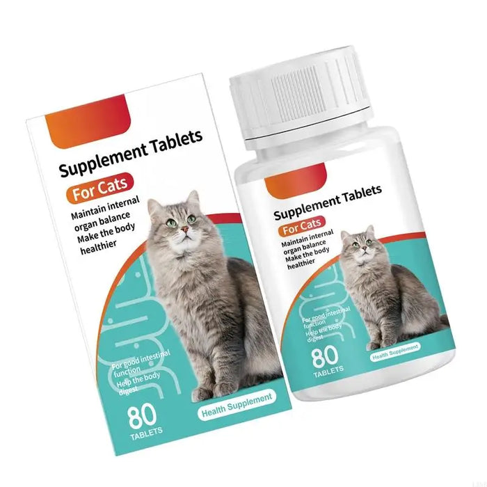 L9NB Cats Tablets Nutritional Tablets Support for Aging Cats with Vital Nutritions Elderly Cats Mineral Tablets Health
