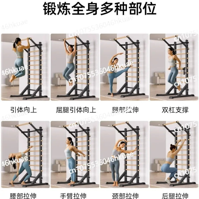 Home Fitness Equipment Rib Frame Horizontal Bar Material Pull-up Rehabilitation Dance Leg Stretches Indoor Exercise Equipment