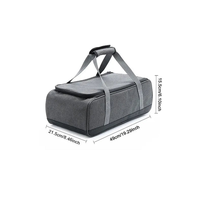 Outdoor Camping Cookware Bag  Cutlery Pouch Large Capacity Tableware Handbag Outdoor Stove Tableware Storage Bag for Picnic BBQ