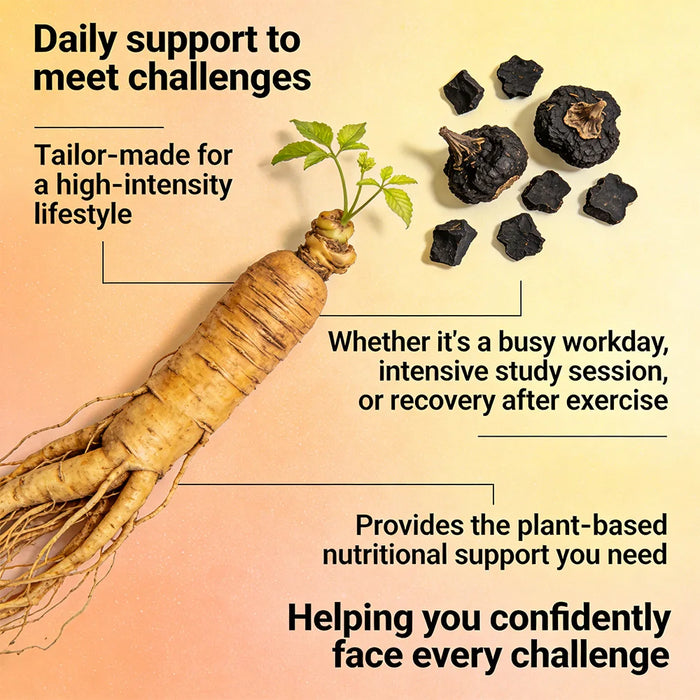 Maca Root Capsules with Ginseng - Promote Energy, Mood, Stamina & Performance Supports Mental Health for Men and Women