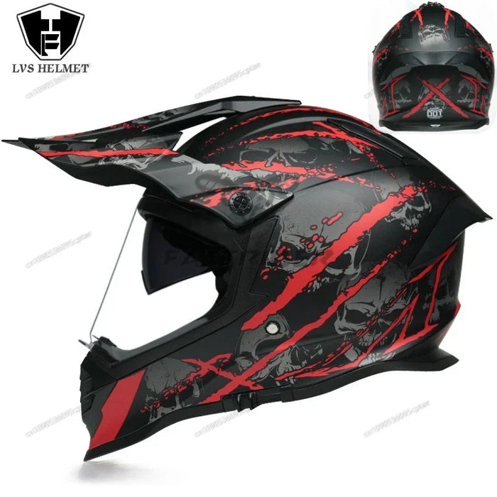 New off-road motorcycle helmet men and women motocross helmet full face kask downhill casque moto cross enfant capacete