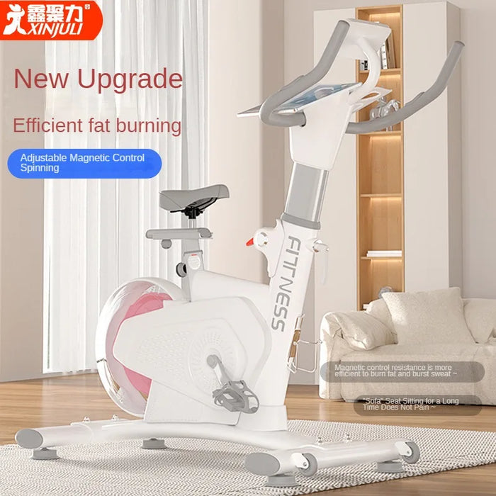 Indoor Cycling Fitness Equipment Mute Fat Burning Spinning Bikes With Commercial Dynamic Car Magnetic Control