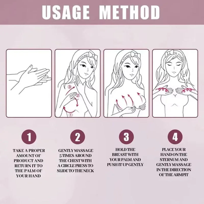 Natural Breast Enlargement Cream Boobs Enhancement Oil Bust Enlarging Bigger Chest Massage Lift Firming Up Size Bust Body Care