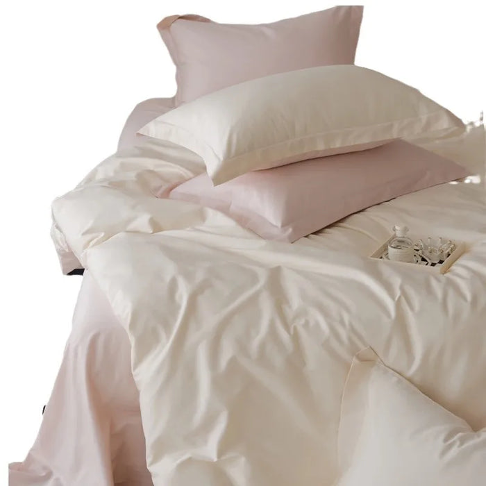 four-piece set light luxury 100s autumn and winter pure cotton bedding dormitory model choose 1.2M bed model three-piece set