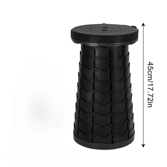 Outdoor Portable Barbecue Camping Fishing Telescopic Folding Stool Home Hand Carry Plastic Stool