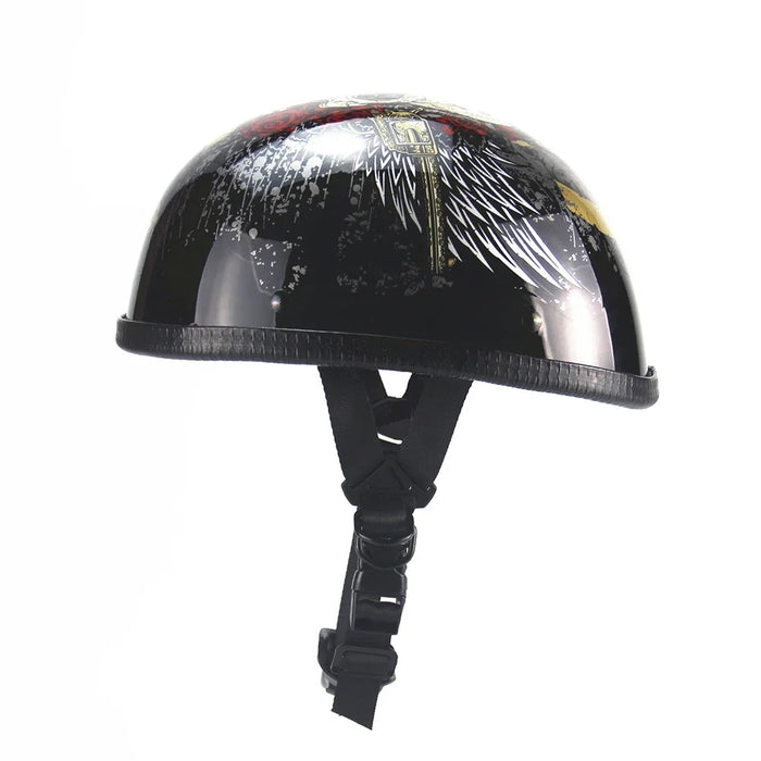 Motocross Dot Nostalgic Vintage Motorcycle Open Half Face Scooter Safety Protection Gear Motorbike Riding moped Casco Helmet