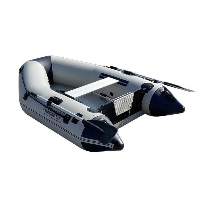 2.7M 4 Person PVC Inflatable Assault Boat Speed Kayak Raft Thickened Wear-resistant Fishing Canoe Aluminum Floor