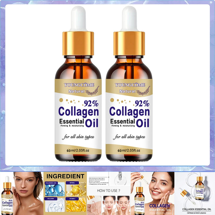 Collagen Peptide - Anti Aging Collagen Serum for Face, Skin Brightening, Reduces Fine Lines & Wrinkles, Heals and Repairs Skin