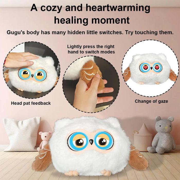 Tuya AI Plush Toy W/Smart Voice&LED Eyes,Interactive Companion for Kid/Adult‌Gift-ReadyRechargeable E-Pet open up smart life