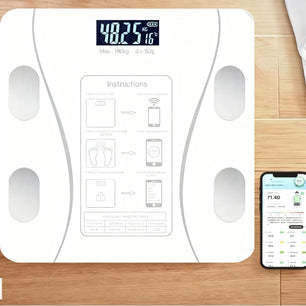 Body Fat Scale Smart Wireless Digital Bathroom Weight Scale Body Composition Analyzer With Smartphone App Bluetooth-compatible