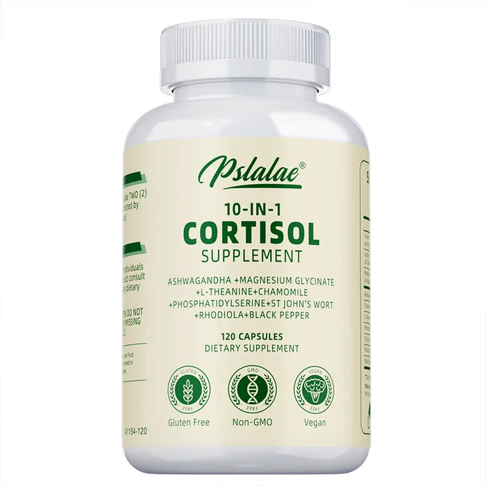 Cortisol Supplements - Improve Mood, Concentration and Relaxation, Relieve Anxiety and Promote Brain Nerve Health